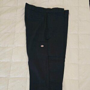Dickies Men's Big & Tall Loose Fit Double Knee Work Pants - Blue 44x30